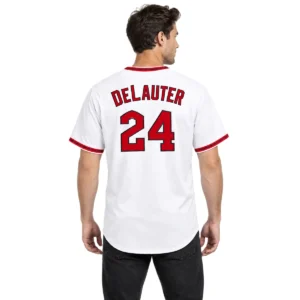 Chase DeLauter Guardians Home Jersey Outstanding