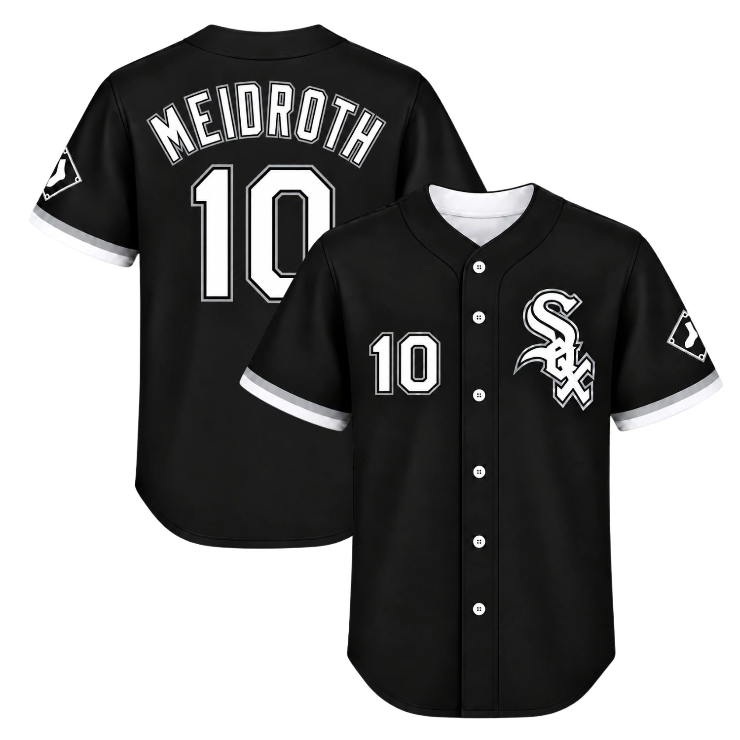 Chase Meidroth White Sox Jersey Dynamic Black Alternate