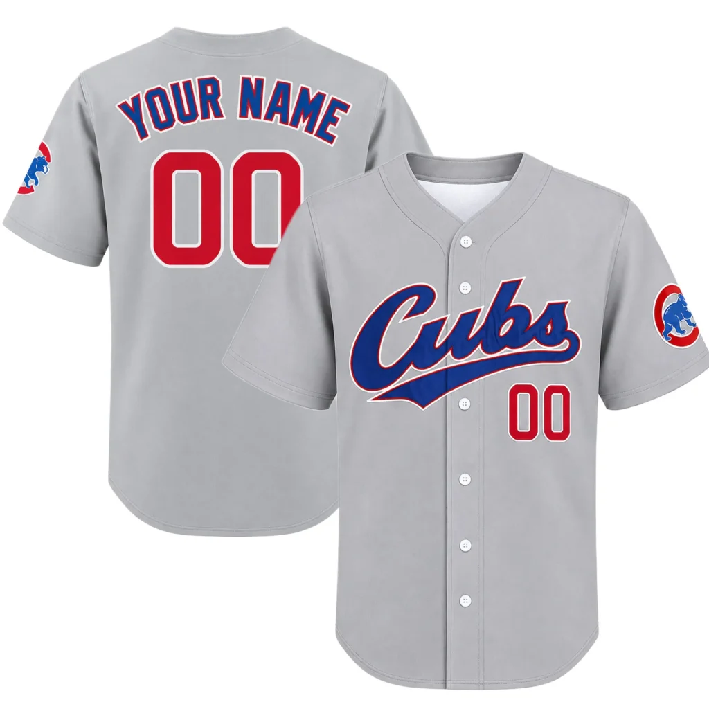 Chicago Cubs Personalized Jersey Throwback Dynamic