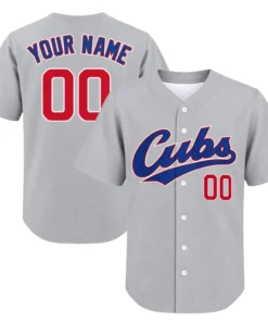 Chicago Cubs Personalized Jersey Throwback Dynamic