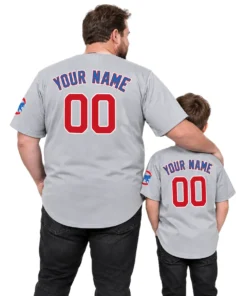 Chicago Cubs Personalized Jersey Throwback Dynamic