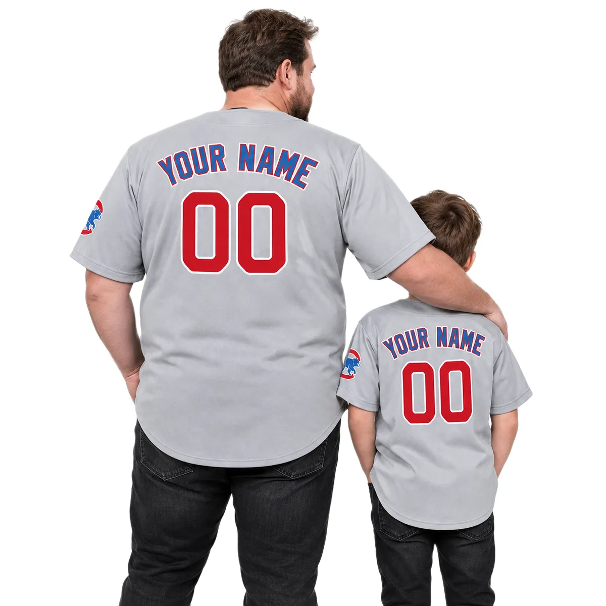 Chicago Cubs Personalized Jersey Throwback Dynamic