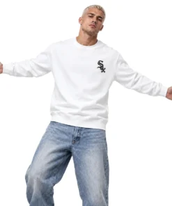 Chicago White Sox Crewneck Sweatshirt – Bold Player Personalized Name and Number