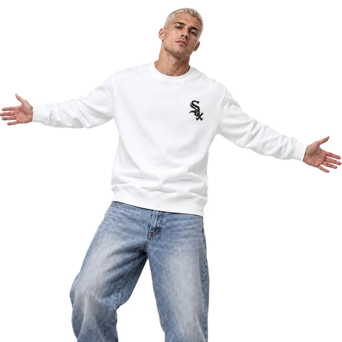 Chicago White Sox Crewneck Sweatshirt – Bold Player Personalized Name and Number