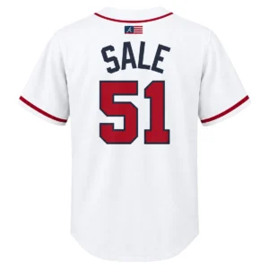 Chris Sale Atlanta Braves Jersey 2026 Elite MLB Style