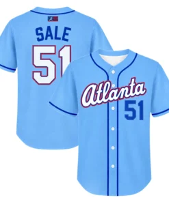 Chris Sale Braves Jersey 2026 Bold MLB Baseball