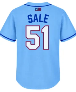 Chris Sale Braves Jersey 2026 Bold MLB Baseball