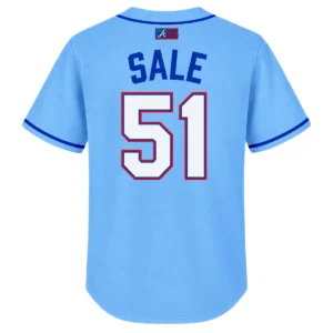 Chris Sale Braves Jersey 2026 Bold MLB Baseball