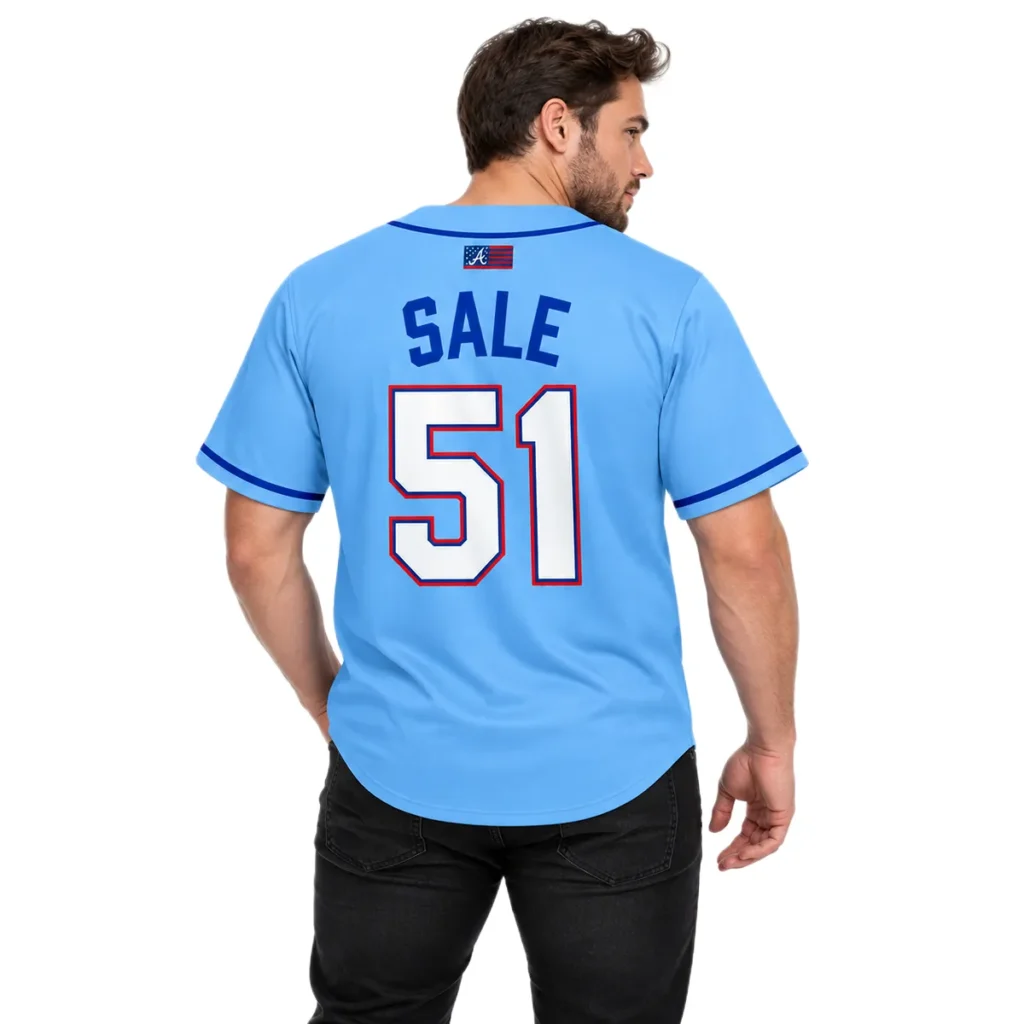 Chris Sale Braves Jersey 2026 Bold MLB Baseball