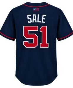 Chris Sale Braves Navy Jersey Vibrant Game Day Style