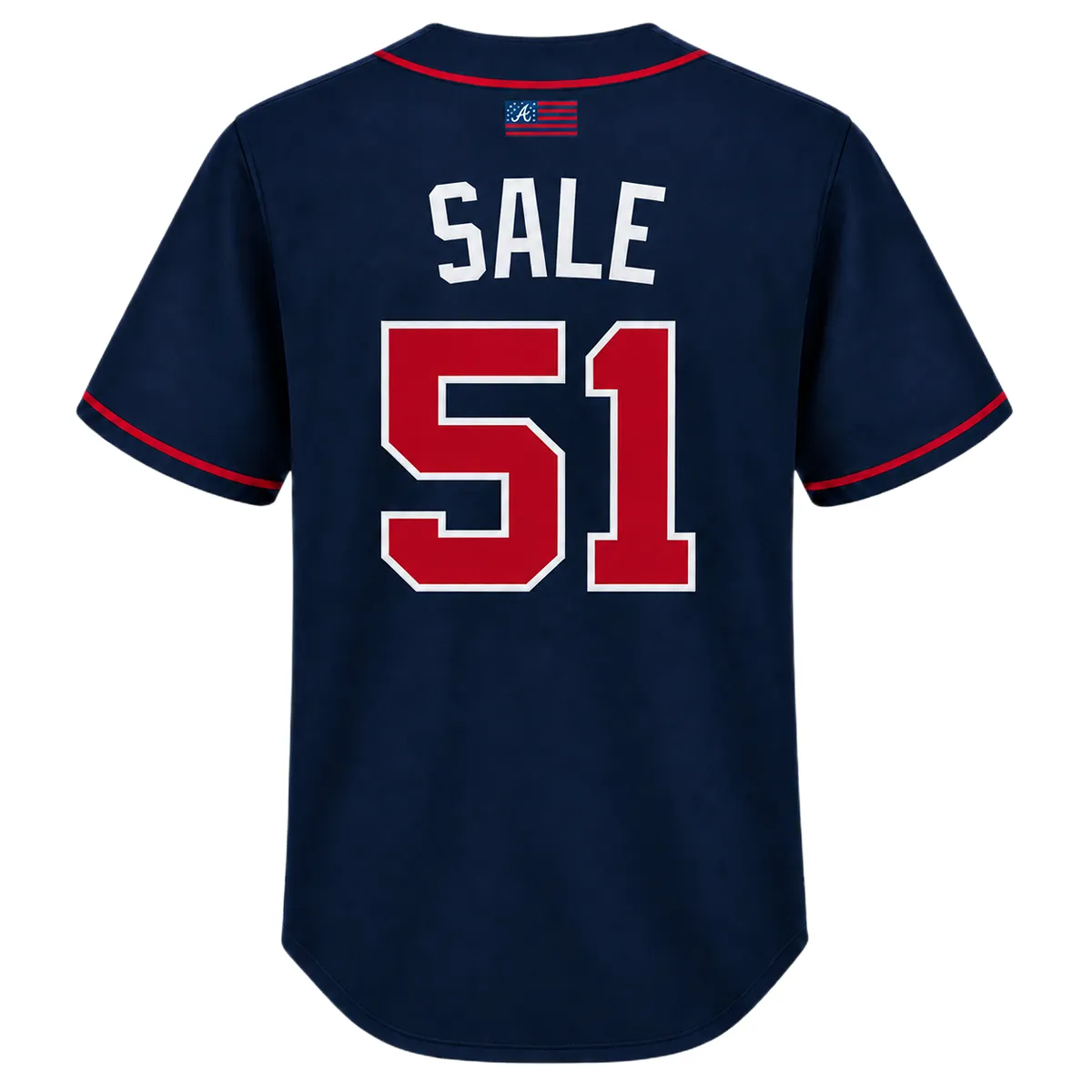Chris Sale Braves Navy Jersey Vibrant Game Day Style