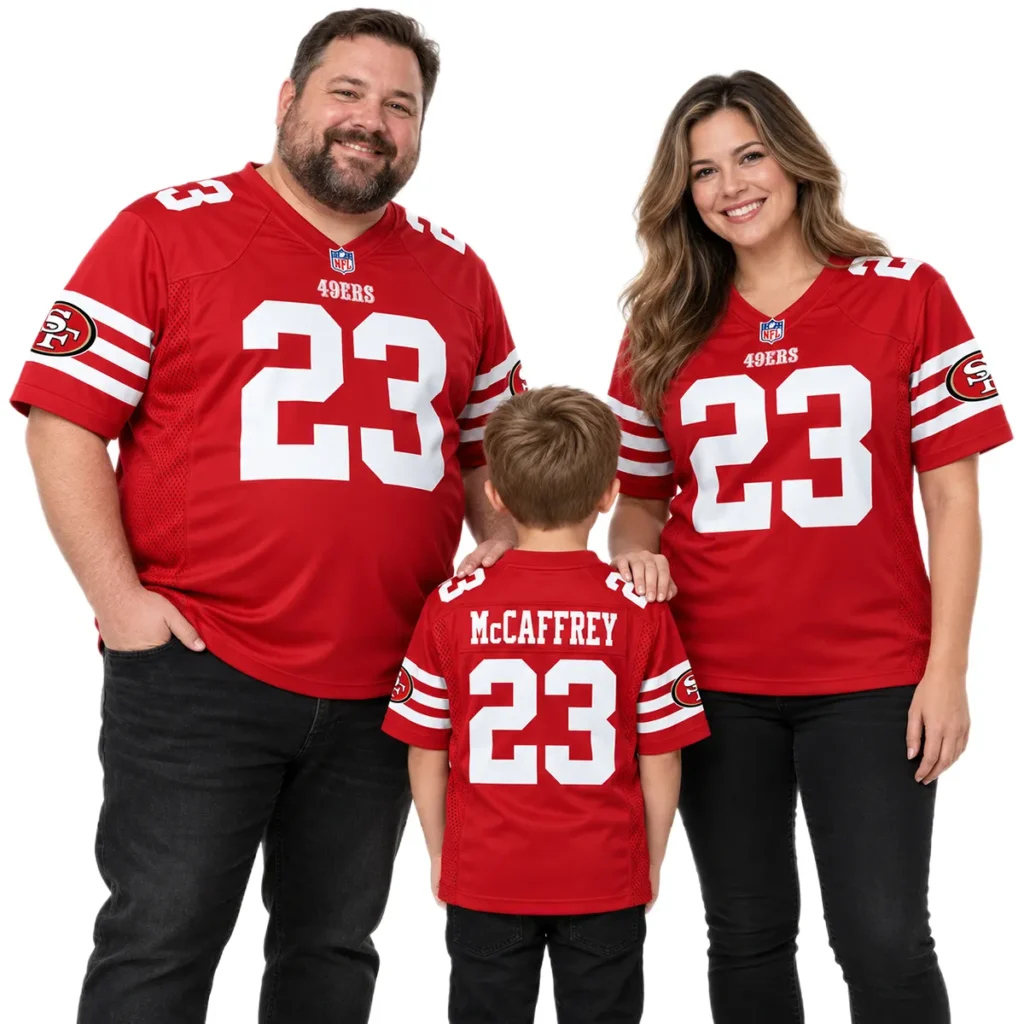 Men's Christian McCaffrey 49ers Jersey Epic Fan Gear