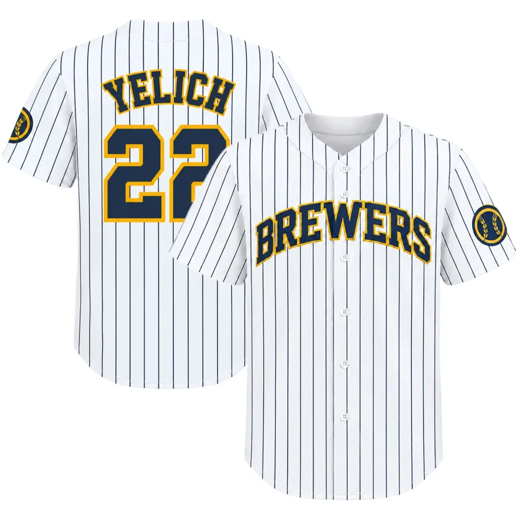 Christian Yelich Brewers Jersey Youth 2026 Elite Player Style