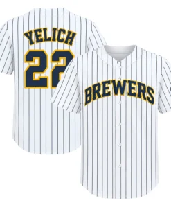 Christian Yelich Brewers Jersey Youth 2026 Elite Player Style