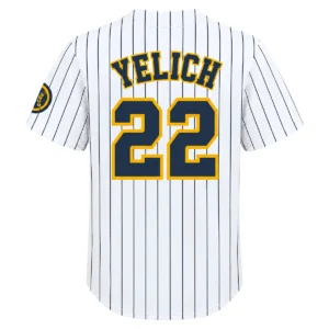 Christian Yelich Brewers Jersey Youth 2026 Elite Player Style