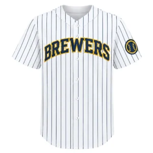 Christian Yelich Brewers Jersey Youth 2026 Elite Player Style