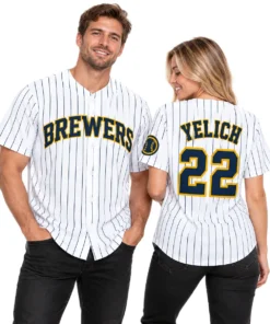 Christian Yelich Brewers Jersey Youth 2026 Elite Player Style Men-Women