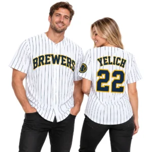 Christian Yelich Brewers Jersey Youth 2026 Elite Player Style Men-Women