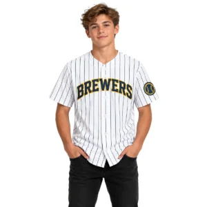 Christian Yelich Brewers Jersey Youth 2026 Elite Player Style youth