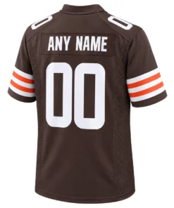 Cleveland Browns Brown Game Jersey – Custom Fan Pride Edition