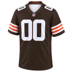 Cleveland Browns Brown Game Jersey – Custom Fan Pride Edition