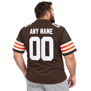 Cleveland Browns Brown Game Jersey – Custom Fan Pride Edition