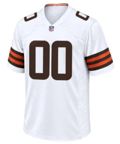 Cleveland Browns Custom White Jersey – Iconic Football Fan Look