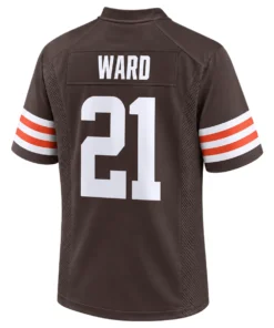 Cleveland Browns Denzel Ward Brown Jersey – Bold Player Edition