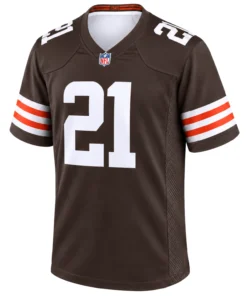 Cleveland Browns Denzel Ward Brown Jersey – Bold Player Edition