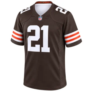 Cleveland Browns Denzel Ward Brown Jersey – Bold Player Edition
