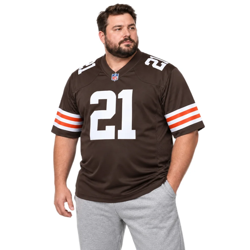 Cleveland Browns Denzel Ward Brown Jersey – Bold Player Edition