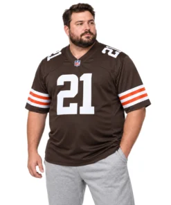 Cleveland Browns Denzel Ward Brown Jersey – Bold Player Edition