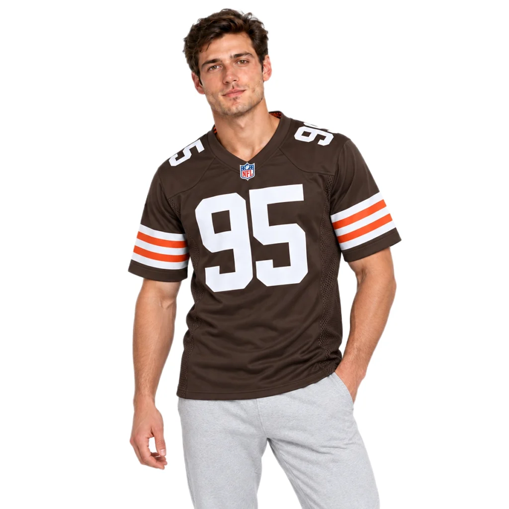 Cleveland Browns Myles Garrett Jersey – Bold Player Style