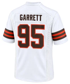 Cleveland Browns Myles Garrett White Jersey – Legendary Alternate Edition