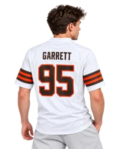 Cleveland Browns Myles Garrett White Jersey – Legendary Alternate Edition