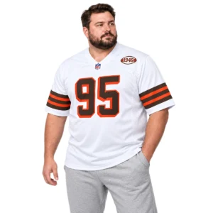 Cleveland Browns Myles Garrett White Jersey – Legendary Alternate Edition