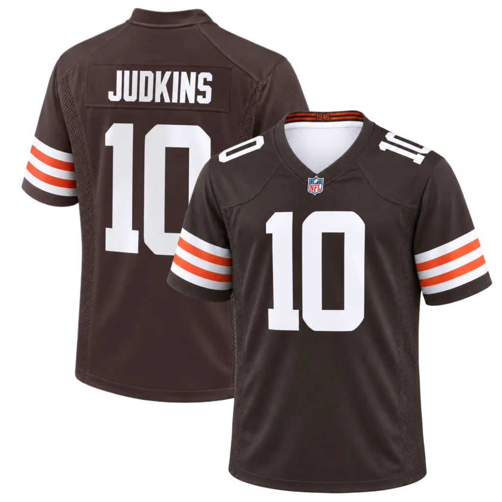 Cleveland Browns Quinshon Judkins Brown Jersey – Elite 2025 NFL Draft Edition
