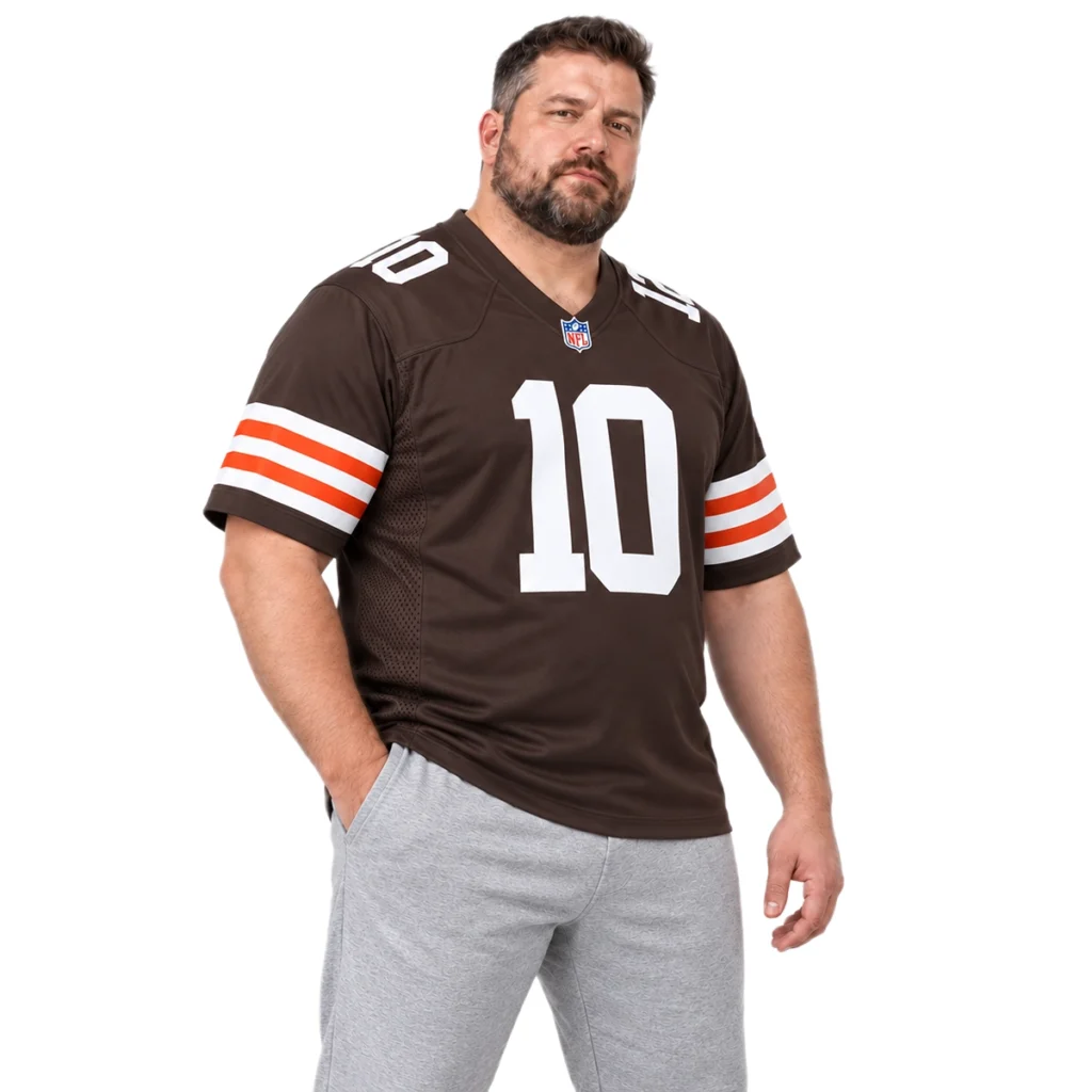 Cleveland Browns Quinshon Judkins Brown Jersey – Elite 2025 NFL Draft Edition