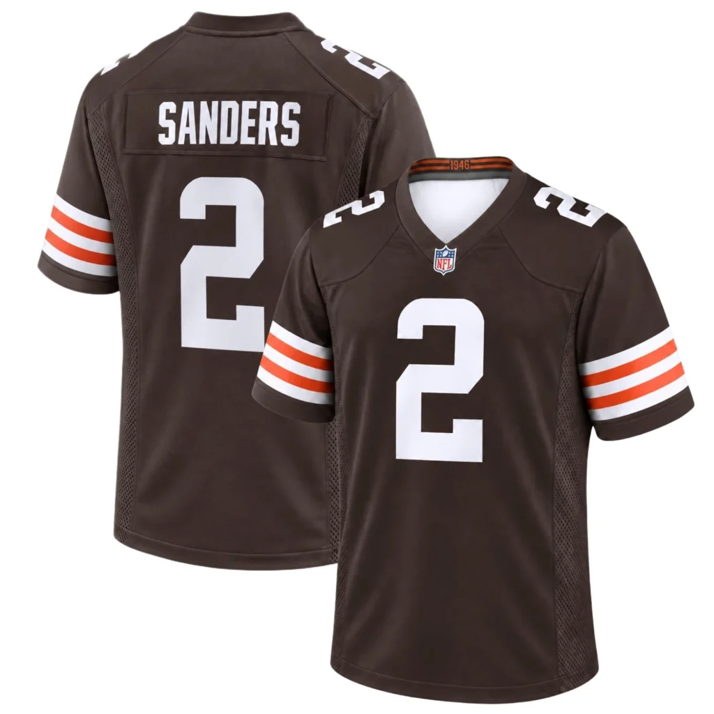 Cleveland Browns Shedeur Sanders Brown Jersey – Legendary Game Style
