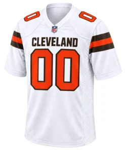 Cleveland Browns White Custom Football Jersey – Bold Team Pride