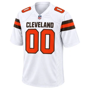 Cleveland Browns White Custom Football Jersey – Bold Team Pride