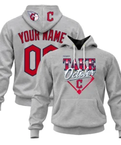 Cleveland Guardians Locker Room Take October Hoodie Custom Name and Number 2026 MLB Division Series Champions Epic