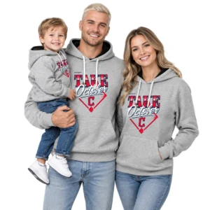 Cleveland Guardians MLB Division Hoodie 2026 - Bold MLB Series Champions Distressed Locker Room Take October Baseball