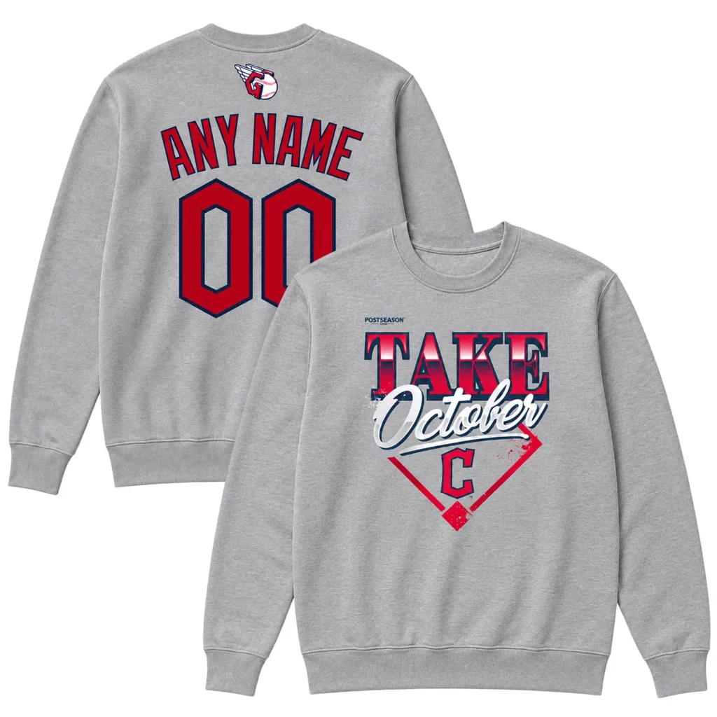 Cleveland Guardians Take October Sweatshirt custom 2026 - MLB Division Series Champions Distressed Locker Room