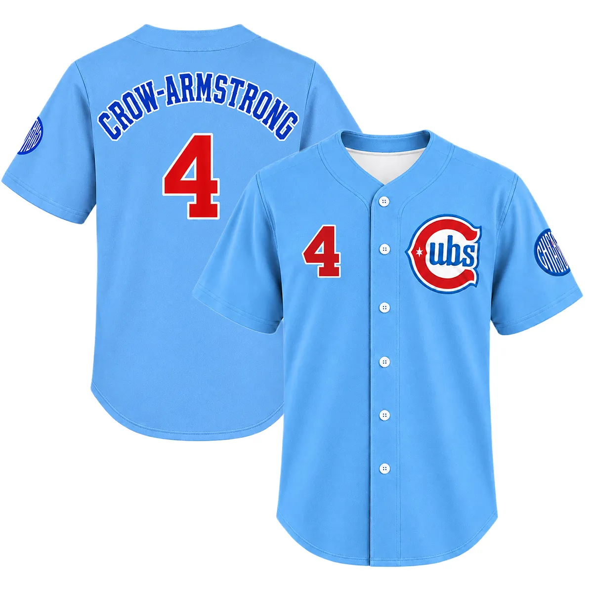 Crow-Armstrong Blue Chicago Cubs Jersey 2026 Bold Fan Gear