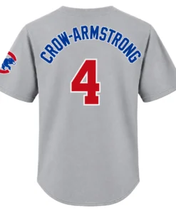 Crow-Armstrong Chicago Cubs Away Jersey Bold NFL Style