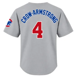 Crow-Armstrong Chicago Cubs Away Jersey Bold NFL Style