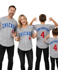 Crow-Armstrong Chicago Cubs Away Jersey Bold NFL Style