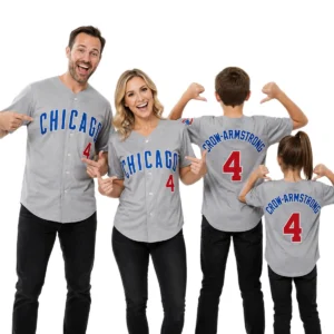 Crow-Armstrong Chicago Cubs Away Jersey Bold NFL Style
