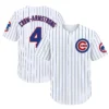 Cubs Pete Crow-Armstrong White Jersey Bold Name and Number